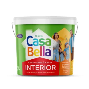 CasaBella vopsea lavabilă albă pentru interior