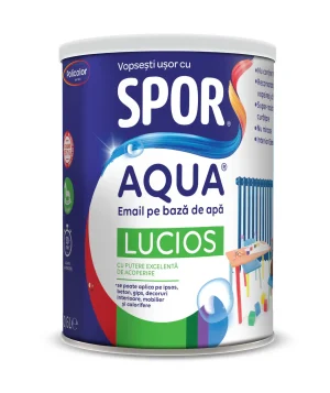 SPOR AQUA email lucios pe bază de apă