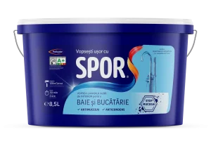 SPOR vopsea lavabilă de interior pentru Baie și Bucătărie