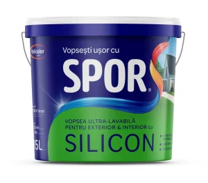 SPOR vopsea ultra-lavabilă pentru exterior și interior cu Silicon
