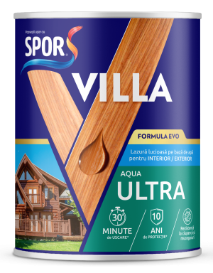 SPOR Villa Ultra Lazură lucioasă pe bază de apă