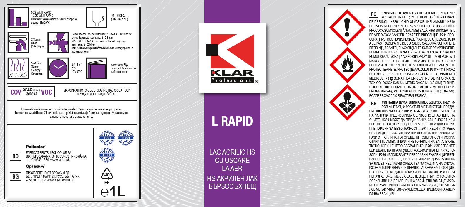 119. KLAR L RAPID
