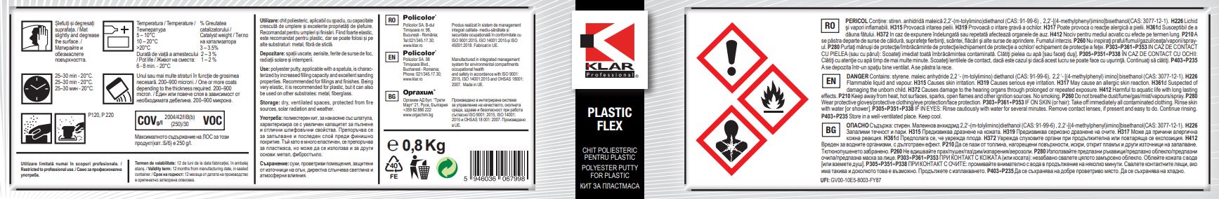 129. KLAR Plastic FLEX