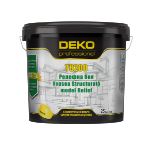 DEKO T8200 vopsea structurată poliuretanică