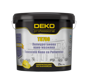 DEKO T8700 nano polyurethane plaster with self-cleaning effect