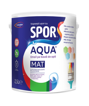 SPOR AQUA email mat pe bază de apă