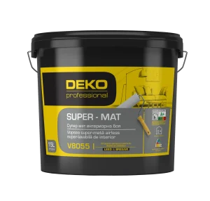 DEKO V8055 vopsea super-lavabilă super-mată de interior
