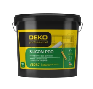 DEKO V8067 vopsea ultra-lavabilă cu silicon de exterior