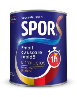 SPOR email ultralucios cu uscare rapidă