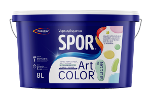 SPOR Art Color PASTEL pentru exterior si interior cu Silicon